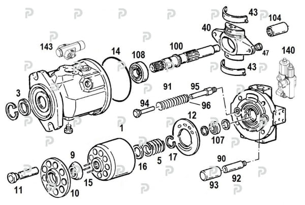 A10VSO100, A10VO100